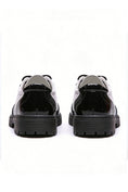 Load image into Gallery viewer, Boys Black And White Two-tone Brogue Dress Shoes
