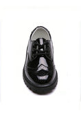 Load image into Gallery viewer, Boys Black Patent Leather Brogue Dress Shoes

