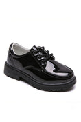 Load image into Gallery viewer, Boys Black Patent Leather Dress Shoes
