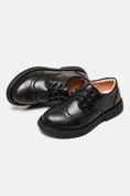 Load image into Gallery viewer, Boys Black Baroque Patent Leather Shoes（ 4-16 years old）
