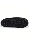 Charger l'image dans la visionneuse de la galerie, Boys Black Woven Checkered Buckle Loafers（ 2-15 years old）
