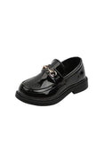 Load image into Gallery viewer, Boys Black Patent Leather Buckle Loafers（ 2-14 years old）
