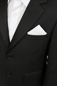 Load image into Gallery viewer, Boys White Satin Pocket Square
