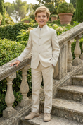 Load image into Gallery viewer, Boys' Low-Key Yet Luxurious Round-Neck Two-Piece Suit
