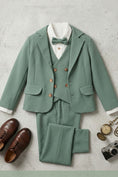 Gallery viewerに画像を読み込む, Boys Sage Green 3-Piece Suit for Garden Weddings
