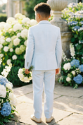Bild in Galerie-Betrachter laden, Boys Sky Blue 3-Piece Suit for Garden Weddings

