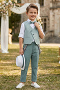 Load image into Gallery viewer, Boys Sage Green 2-piece Set
