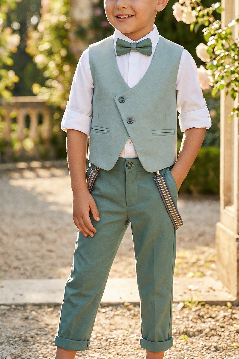 Boys Sage Green 2-piece Set