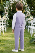 Load image into Gallery viewer, Boys Light Purple 2-piece Set
