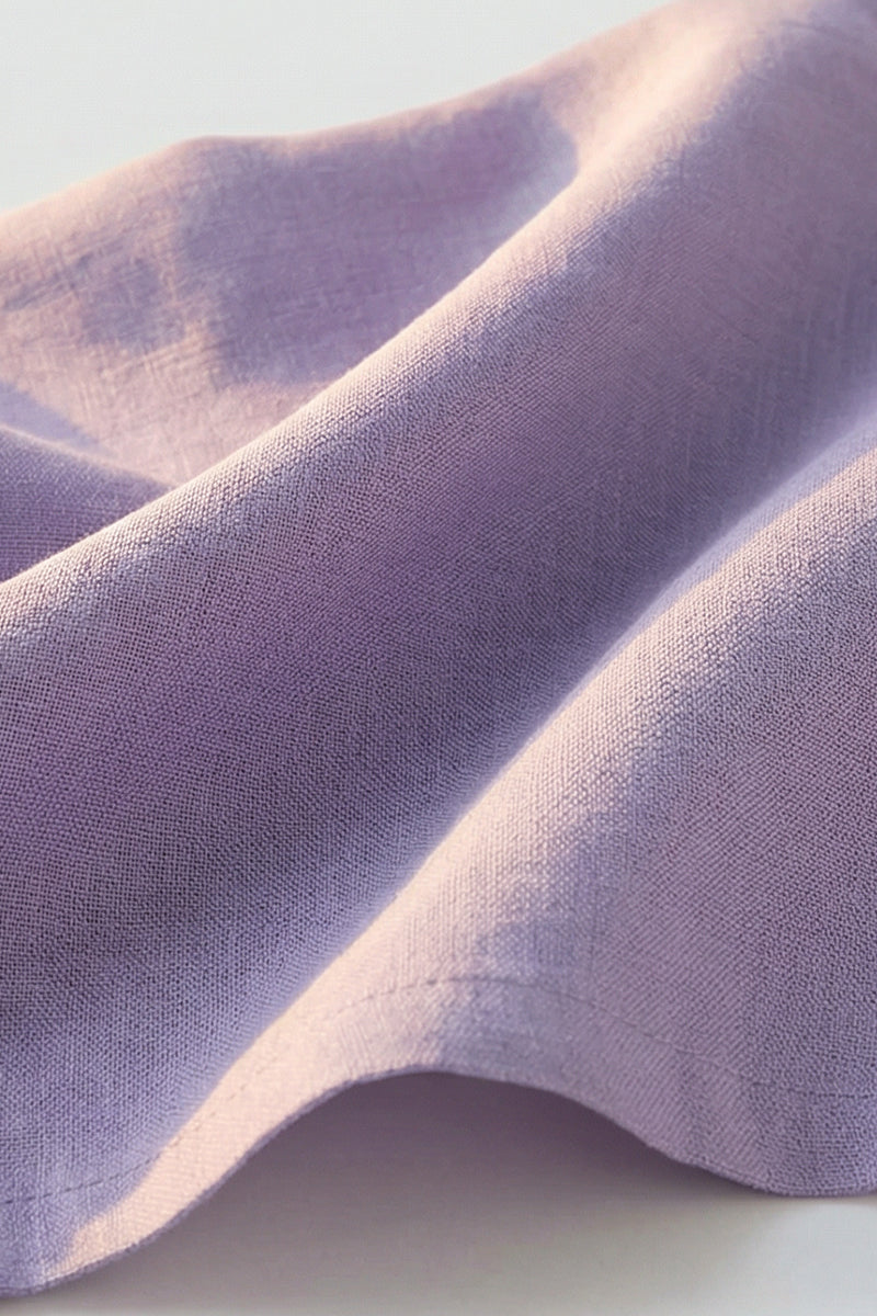 Boys Lavender Linen Blend 3-piece Suit