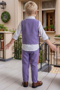 Bild in Galerie-Betrachter laden, Boys Lavender Vest & Trousers 2-Piece Suit
