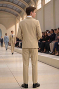 Bild in Galerie-Betrachter laden, Khaki Single Breasted Suit 2-piece set
