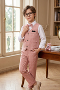 Load image into Gallery viewer, Pink Checkered Single Breasted 2-Piece Set
