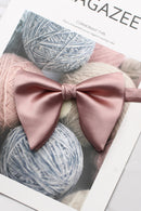 Boys Dusty Blue Satin Bow Tie for Weddings