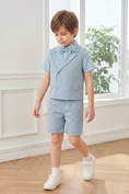 Load image into Gallery viewer, Blue Double-Breasted 2-Piece Set
