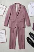 Load image into Gallery viewer, Boys Dusty Rose 2-Piece Suit for Garden Weddings
