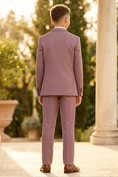 Load image into Gallery viewer, Boys Dusty Rose 2-Piece Suit for Garden Weddings
