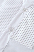 Load image into Gallery viewer, Boys White Pleated Shirt for Weddings & Formal
