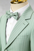 Bild in Galerie-Betrachter laden, Boys Sage Green Pinstripe 2-piece Suit
