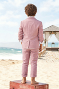 Bild in Galerie-Betrachter laden, Boys Dusty Rose Linen 2-Piece Suit
