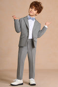 Load image into Gallery viewer, Boys Light Grey 2-Piece Suit for Weddings
