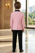 Load image into Gallery viewer, Boys Pink Tuxedo 2-Piece Suit
