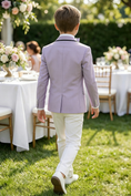 Load image into Gallery viewer, Boys Lavender 3-Piece Suit
