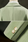 Cargar la imagen en la vista de la galería, Boys Sage Green Double-Breasted 2-Piece Suit

