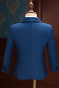 Load image into Gallery viewer, Boys Navy Blue 3-Piece Suit for Weddings
