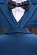 Load image into Gallery viewer, Boys Navy Blue 3-Piece Suit for Weddings
