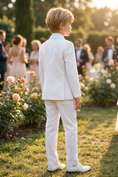 Load image into Gallery viewer, White Lapel Single-Breasted 2-Piece Suit
