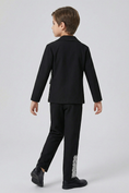 Load image into Gallery viewer, Black Sequined Single-Breasted 2-Piece Suit

