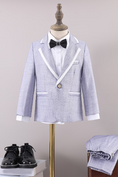 Load image into Gallery viewer, Boys Lavender Textured 2-Piece Suit

