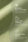 Load image into Gallery viewer, Boys Sage Green Linen 2-Piece Suit
