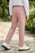Cargar la imagen en la vista de la galería, Basic Pink Straight-Leg Trousers
