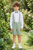 Cargar la imagen en la vista de la galería, Light Green Regular Straight Leg Shorts
