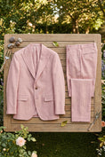 Load image into Gallery viewer, Boys Dusty Pink Linen-Blend 2-piece Suit
