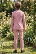 Cargar la imagen en la vista de la galería, Boys Dusty Pink 2-piece Suit for Garden Weddings
