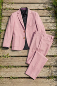 Cargar la imagen en la vista de la galería, Boys Dusty Pink 2-piece Suit for Garden Weddings

