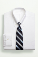 White Cotton Elegant Long-Sleeved Shirt