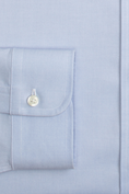 Load image into Gallery viewer, Blue Cotton Elegant Long-Sleeved Shirt
