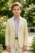 Bild in Galerie-Betrachter laden, Boys Cream Seersucker 2-piece Suit
