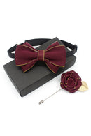 Boys Bow Tie & Lapel Pin Set for Weddings & Formal Events
