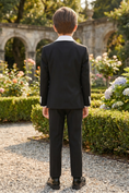 Bild in Galerie-Betrachter laden, Black And White Shawl Collar Double-Breasted 3-Piece Suit

