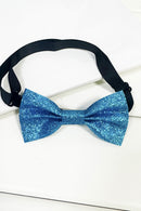 Boys Blue Glitter Bow Tie for Weddings & Formal Events