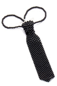 Charger l'image dans la visionneuse de la galerie, Boys Pearl Beaded Necktie Accessory for Weddings & Formal Events
