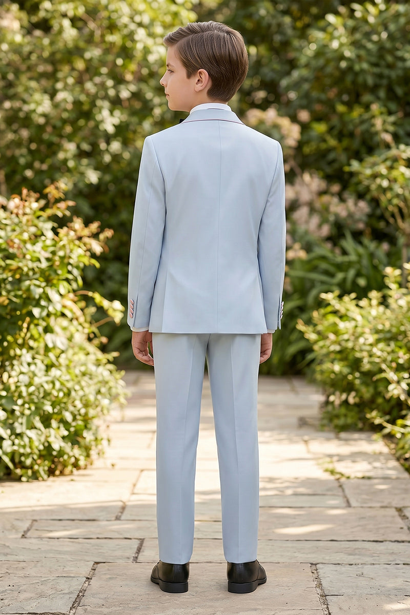 Boys Light Blue Tuxedo 2-piece Suit