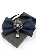 Load image into Gallery viewer, Diamond Brooch and Bow Tie (Unisex)
