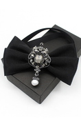 Load image into Gallery viewer, Diamond Brooch and Bow Tie (Unisex)
