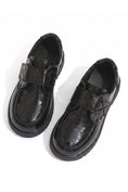 Load image into Gallery viewer, Boys Black Patent Leather Loafers for Weddings & Formal Events
